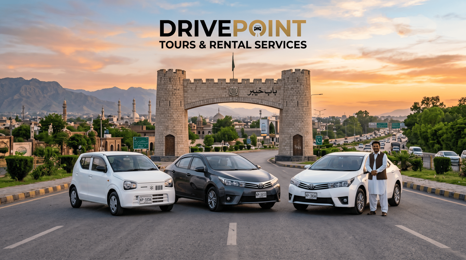 drivepoint_peshawar_Hire Driver with Car DrivePoint rental car call us book taxi