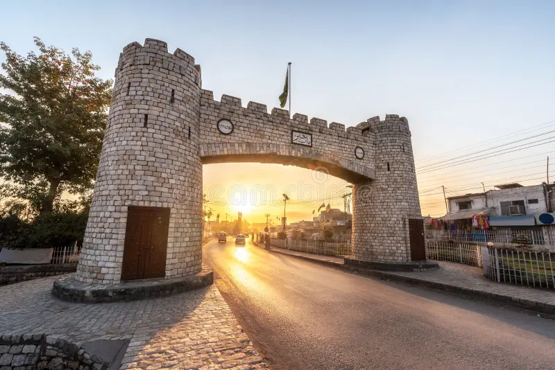 khyber-pass-peshawar-pakistan-gate-was-built-mouth-where-jamrud-fort-also-located-near-city-155406774